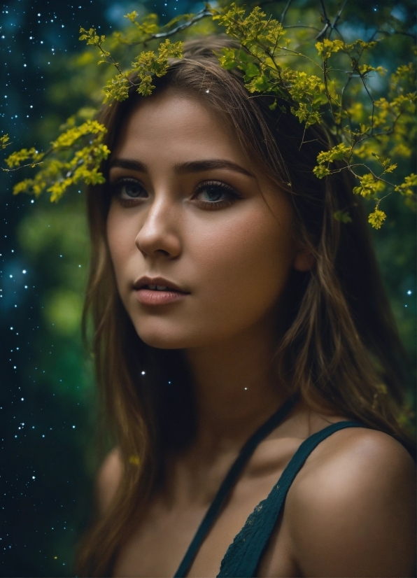 Hair, Lip, Plant, Hairstyle, Eyebrow, Eye