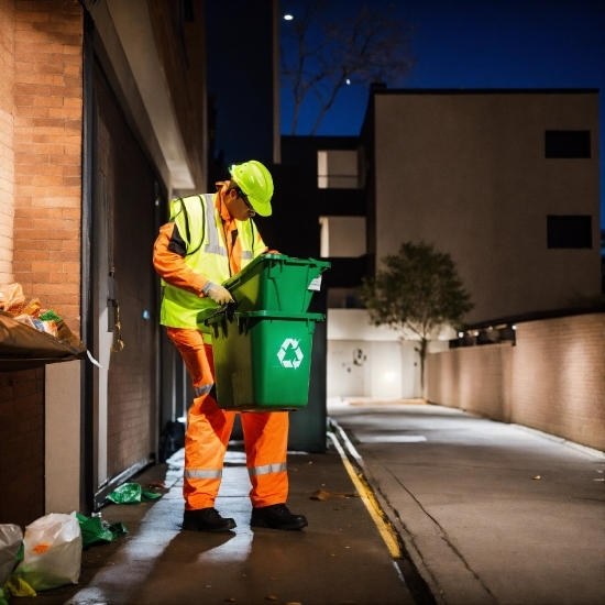 High-visibility Clothing, Workwear, Helmet, Hard Hat, Road Surface, Asphalt