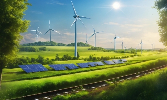 Cloud, Sky, Windmill, Plant, Atmosphere, Daytime