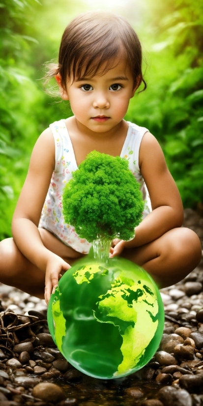 Hair, Plant, Green, Nature, Food, People In Nature