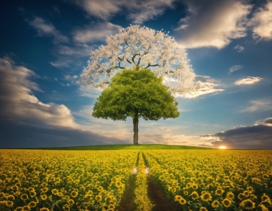 Cloud, Sky, Plant, Daytime, People In Nature, Ecoregion