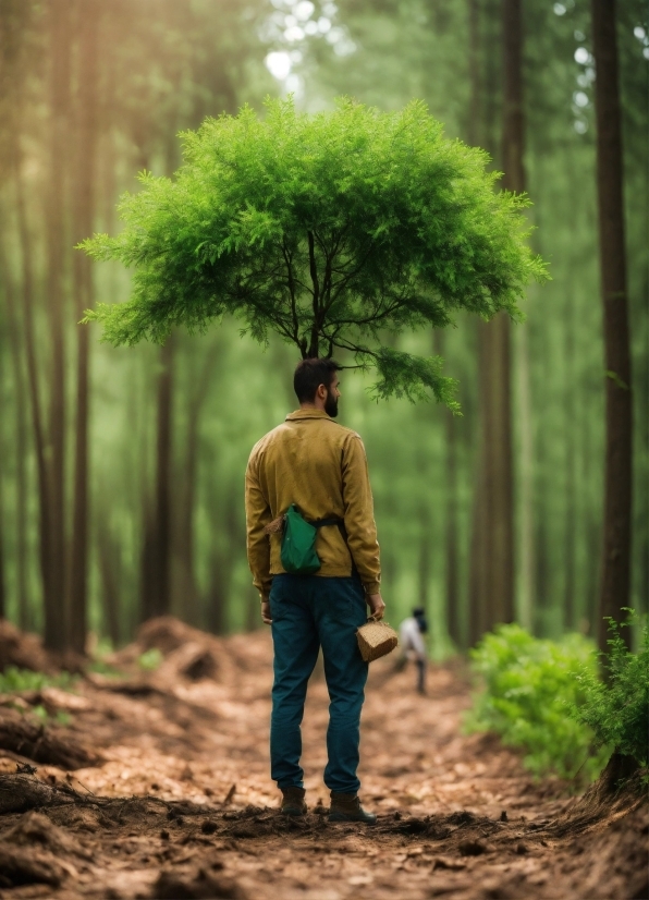 Plant, People In Nature, Leaf, Natural Landscape, Branch, Wood