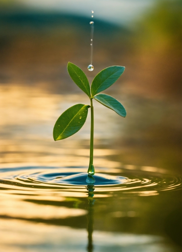 Water, Liquid, Plant, Nature, Fluid, Twig