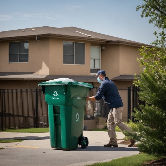 Waste Container, Property, Waste Containment, Plant, Sky, Window