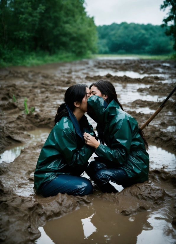 Water, People In Nature, Tree, Gesture, Sky, Happy