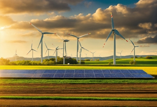 Cloud, Sky, Windmill, Atmosphere, Daytime, Ecoregion