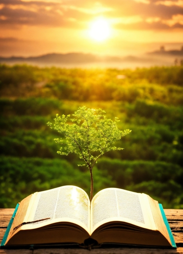 Cloud, Sky, Atmosphere, Book, Light, People In Nature