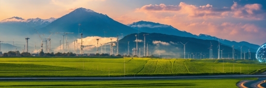 Cloud, Sky, Atmosphere, Ecoregion, Nature, Mountain