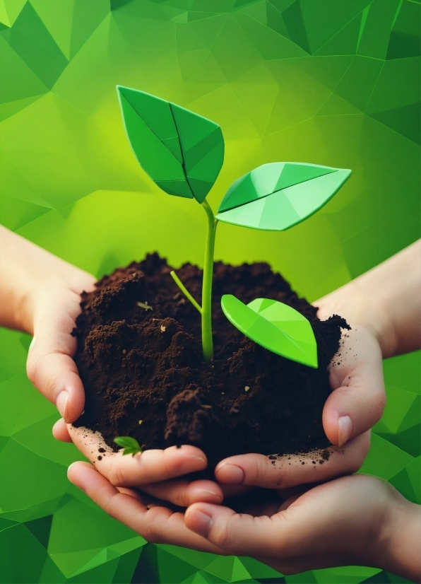 Hand, Plant, Green, Terrestrial Plant, Houseplant, Finger