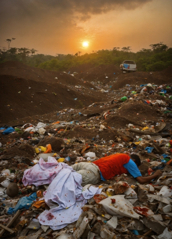 Sky, Leaf, Cloud, Pollution, Geological Phenomenon, Waste