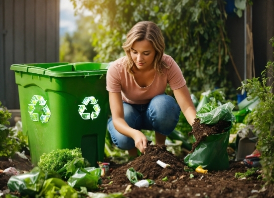 Hair, Plant, People In Nature, Leaf, Waste Container, Grass