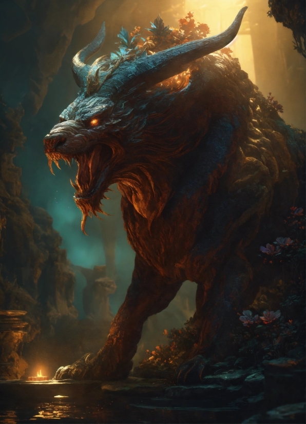 Extinction, Mythical Creature, Art, Cg Artwork, Cryptid, Darkness