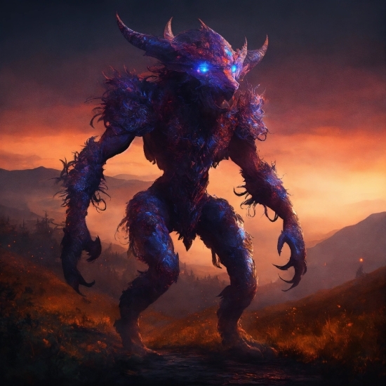 Sky, Supernatural Creature, Art, Cg Artwork, Darkness, Event