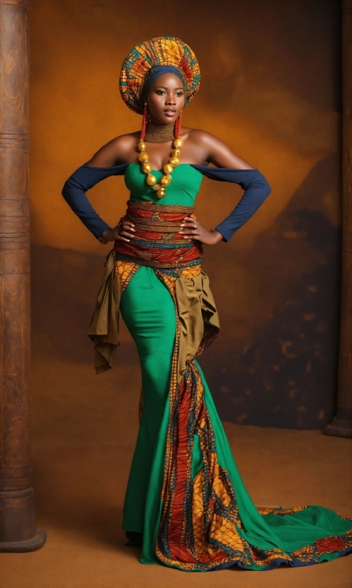 Green, Human Body, Waist, Sari, Entertainment, Performing Arts