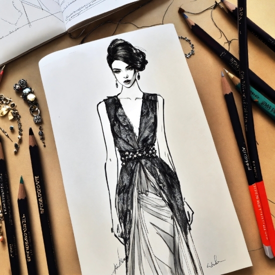 Fashion, Dress, Sleeve, Waist, Art, Fashion Design