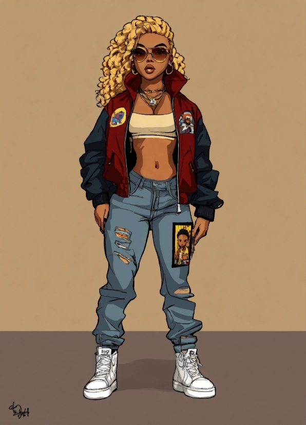 Toy, Gesture, Art, Fashion Design, Denim, Fictional Character