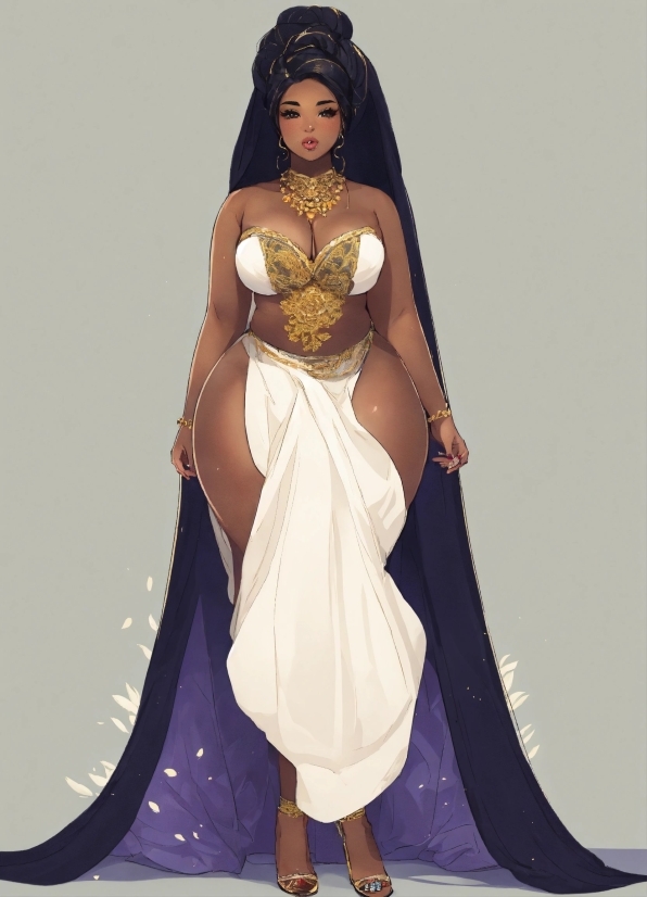 Hand, Waist, Art, Thigh, Fashion Design, Black Hair