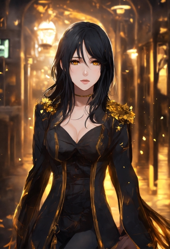 Black Hair, Fashion Design, Cg Artwork, Long Hair, Latex Clothing, Fictional Character