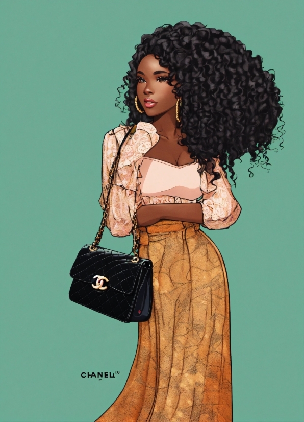 Jheri Curl, Fashion, Neck, Ringlet, Waist, Afro