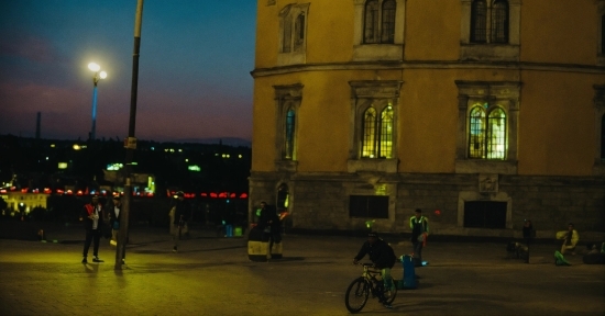 Tire, Bicycle, Wheel, Window, Light, Building