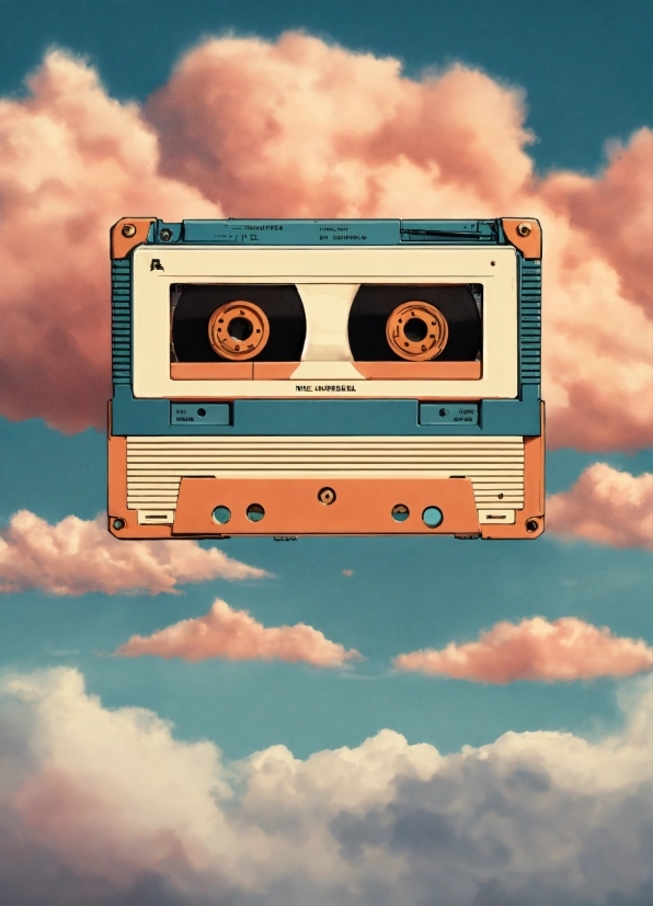 Cloud, Sky, Compact Cassette, Portable Media Player, Cassette Deck, Font