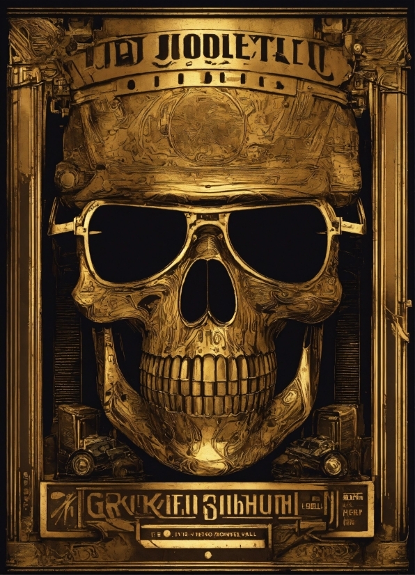 Bone, Font, Headgear, Skull, Art, Wood