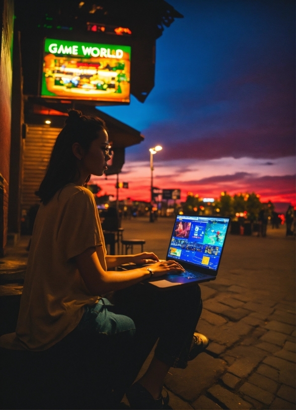 Sky, Laptop, Personal Computer, Computer Keyboard, Computer, Cloud