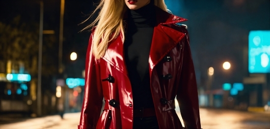 Lip, Overcoat, Sleeve, Waist, Collar, Leather Jacket