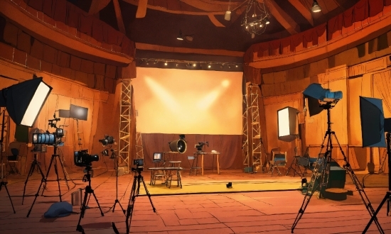 Tripod, Entertainment, Building, Event, Music Venue, Chair