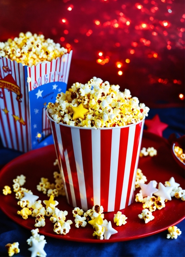 Food, Popcorn, Light, Ingredient, Baking Cup, Recipe