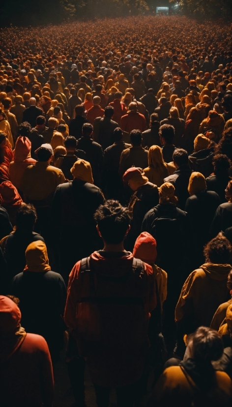 Light, People In Nature, Morning, Adaptation, Crowd, Hat