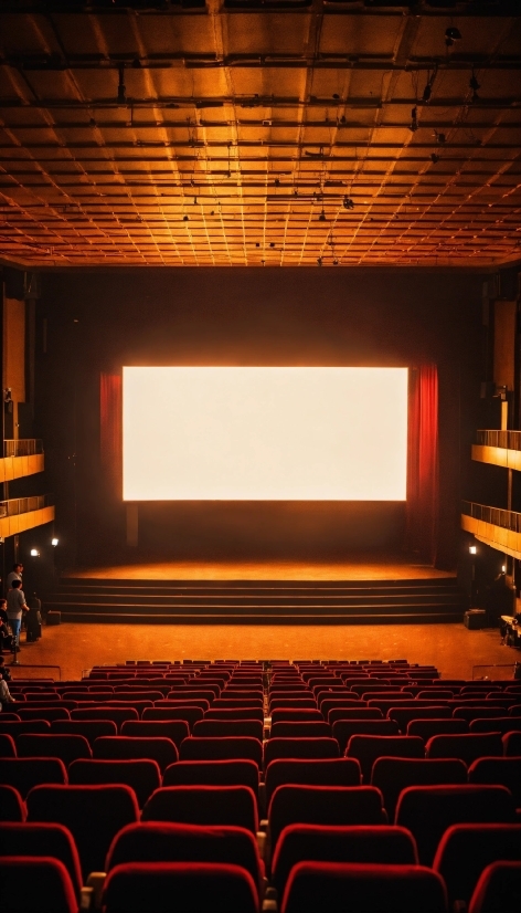 Light, Entertainment, Stage Is Empty, Chair, Building, Rectangle