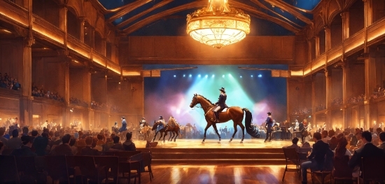 Horse, Violin Family, Lighting, Musical Instrument, Entertainment, Music