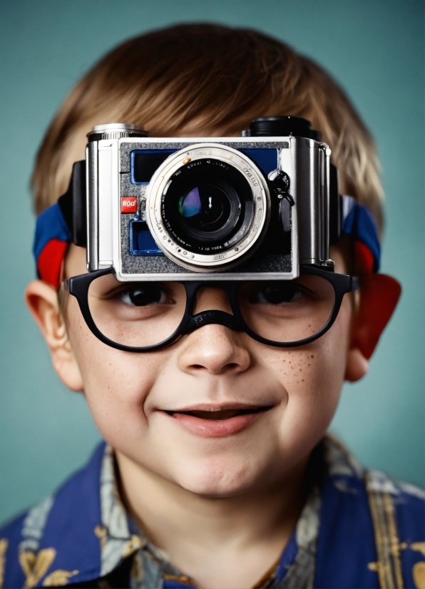 Glasses, Smile, Vision Care, Eyebrow, Photographer, Eyewear