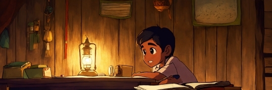 Cartoon, Wood, Lantern, Room, Animated Cartoon, Art