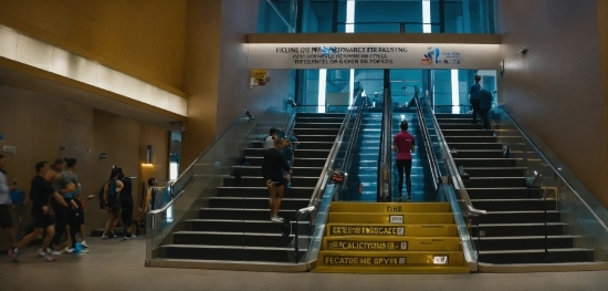 Stairs, Building, Handrail, City, Flooring, Symmetry