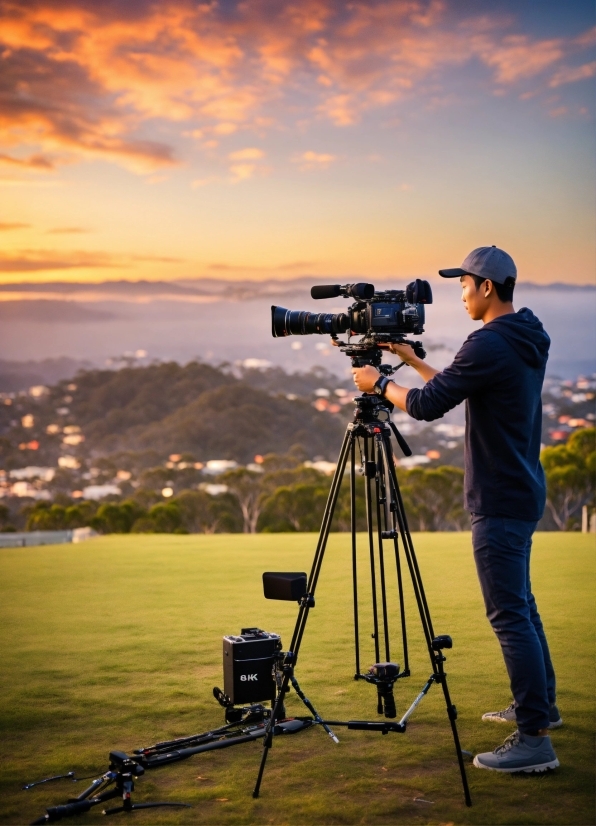 Cloud, Sky, Videographer, Tripod, Flash Photography, Camera Accessory