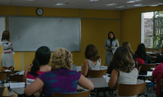 Chair, Whiteboard, Clock, Service, Teacher, Building