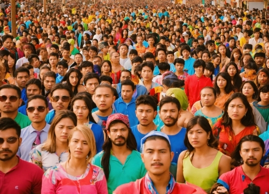 Shirt, Facial Expression, Product, Human, Fun, Crowd