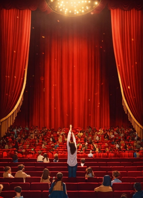 Theater Curtain, Textile, Lighting, Entertainment, Curtain, Chair