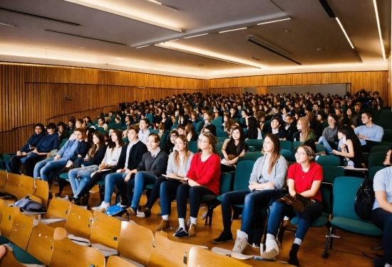 Chair, Suit, Crowd, Public Speaking, Event, Conference Hall