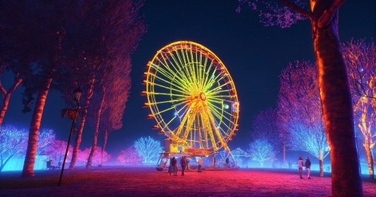 Sky, World, Nature, Ferris Wheel, Leisure, Tree