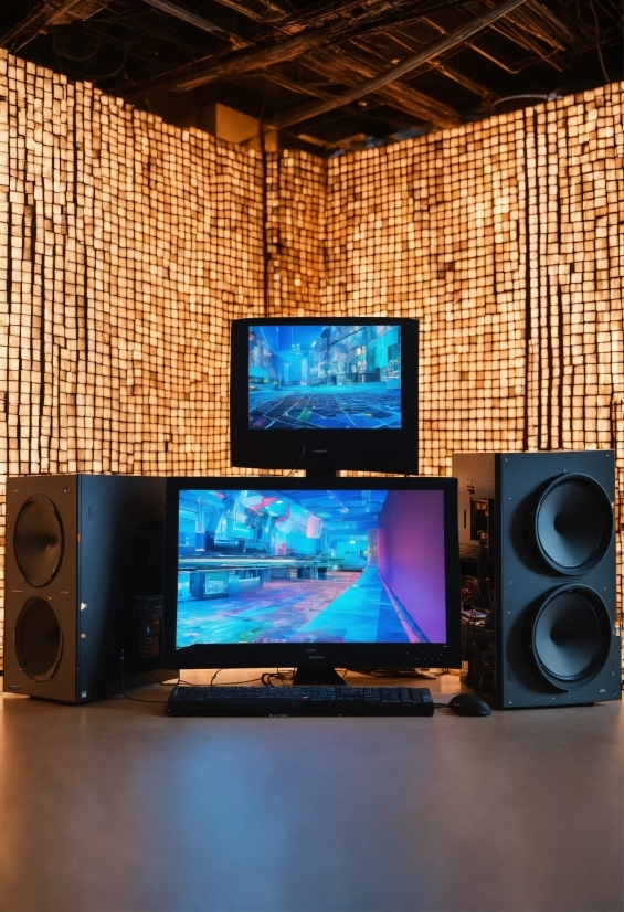 Personal Computer, Output Device, Computer, Audio Equipment, Interior Design, Studio Monitor