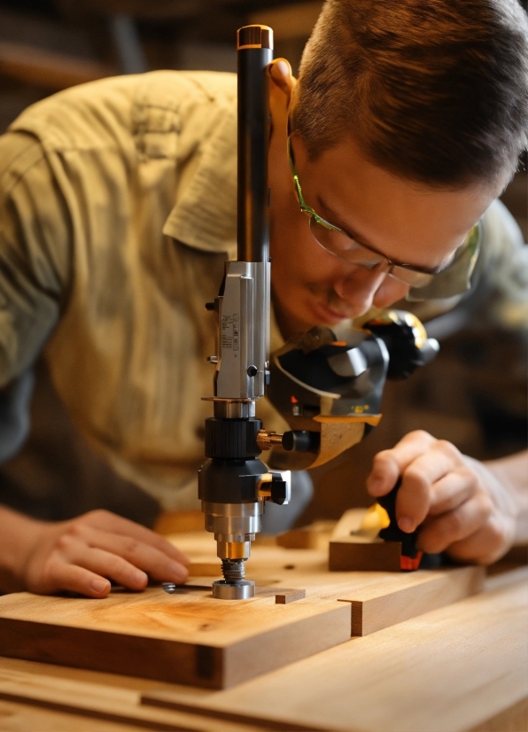 Wood, Engineering, Science, Microscope, Scientific Instrument, Machine