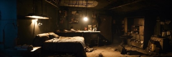 Building, Wood, Floor, Hardwood, Table, Darkness