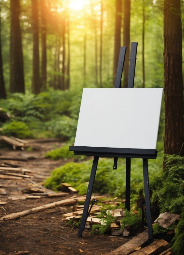 Plant, Easel, Light, Natural Landscape, Wood, Branch