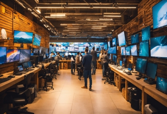 Table, Furniture, Building, Television, Computer, Chair