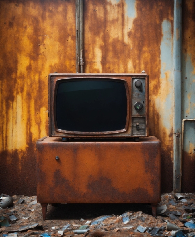 Blue, Purple, Wood, Home Appliance, Analog Television, Orange