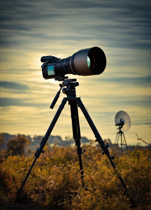 Cloud, Sky, Tripod, Nature, Camera Lens, Flash Photography