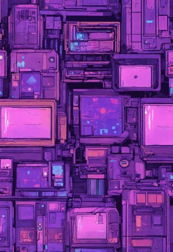 Purple, Pink, Technology, Magenta, Electronic Device, Machine